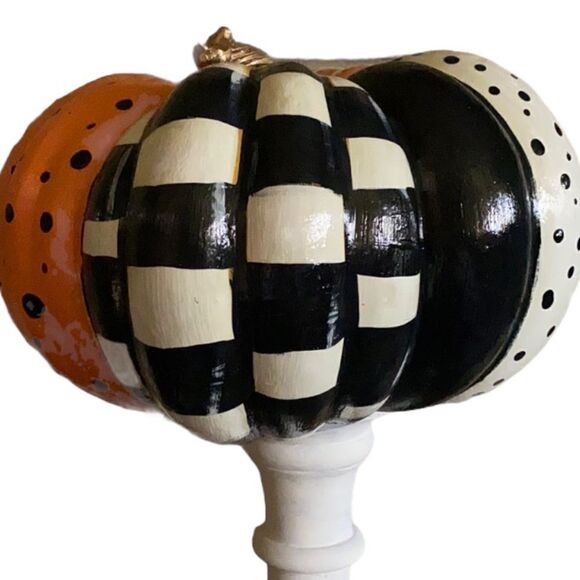 COPY - Courtly Check 12” Pumpkin - Picture 2 of 8